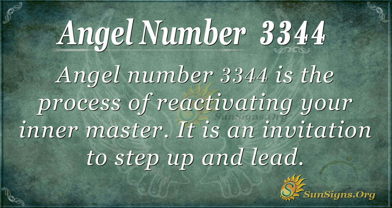 3344 angel number, Meaning  Guidance