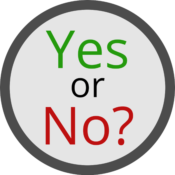 Get a Yes or No, Get a Clear Answer