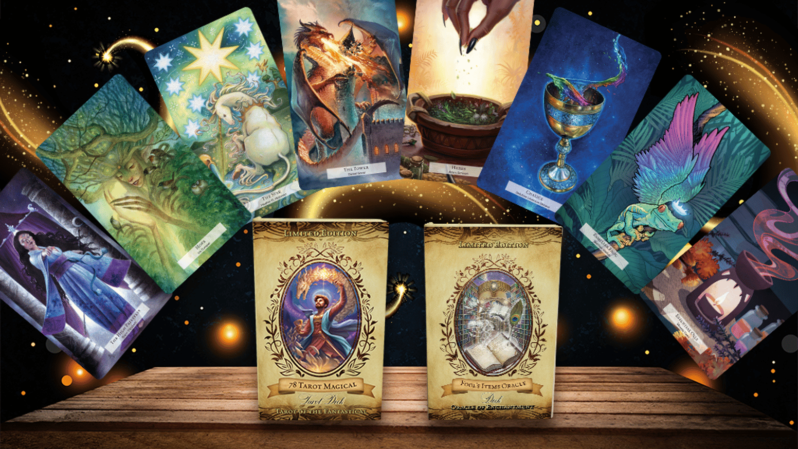 The 78 Tarot Cards, From Magician to World