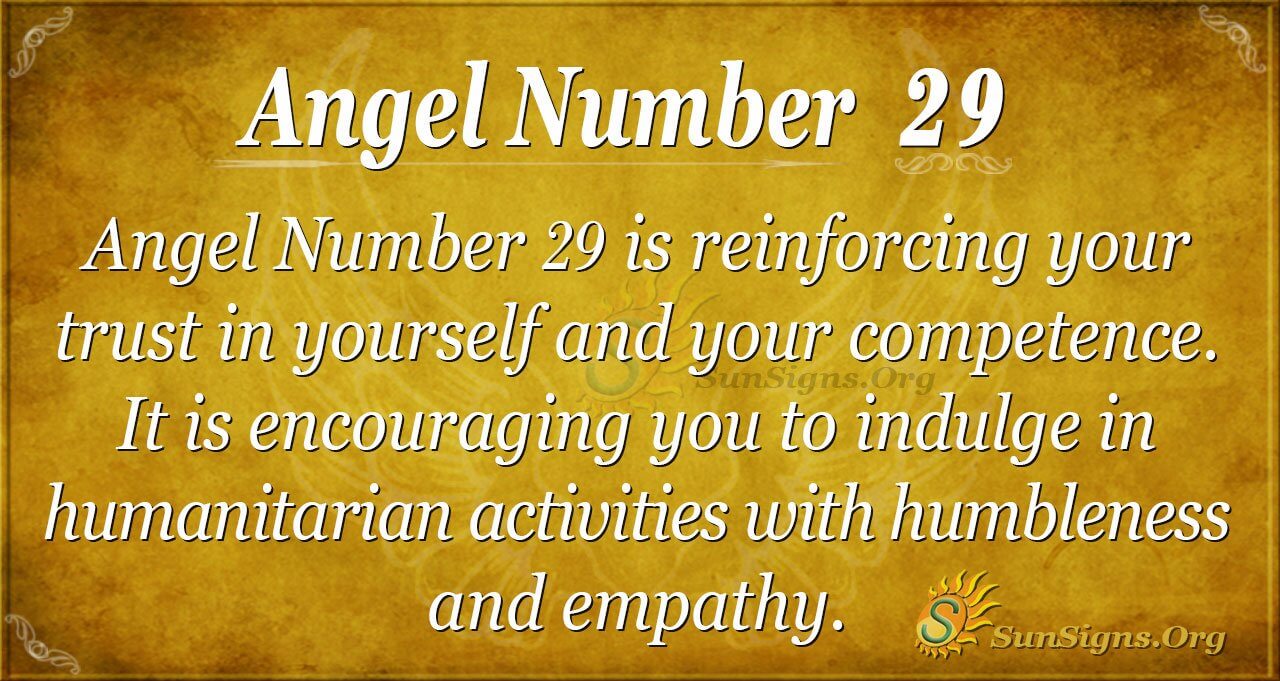 29 angel number,Angel Number 29