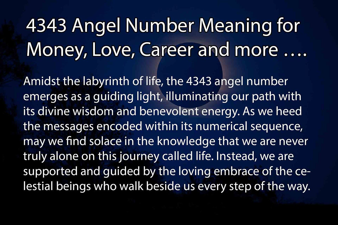 4343 angel number, Signs of Healing  Love