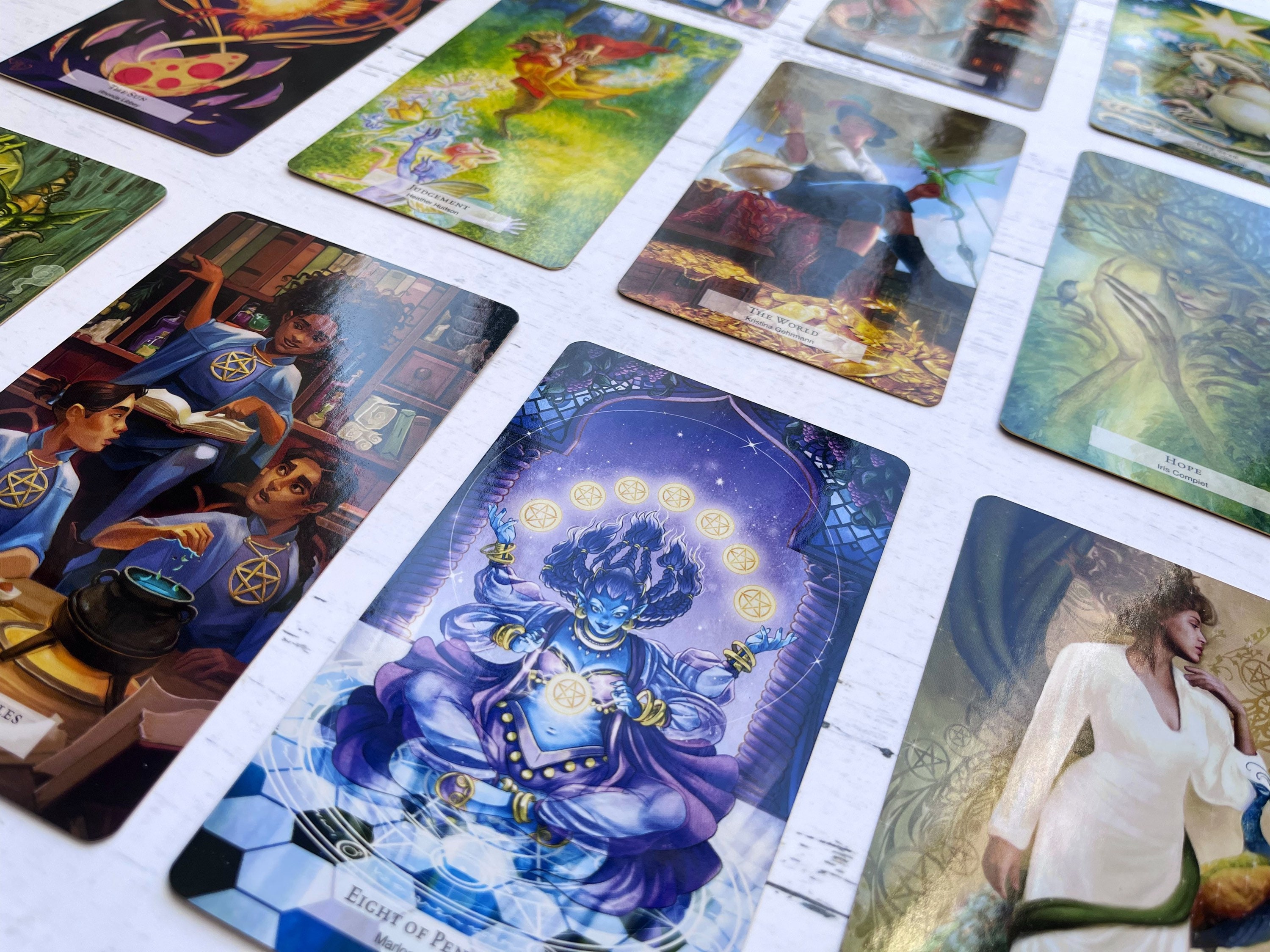 The 78 Tarot Cards, From Magician to World