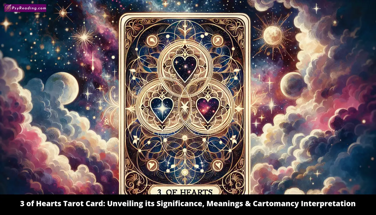 3 of Hearts Tarot Card： Symbolism, Interpretations, and Love Insights