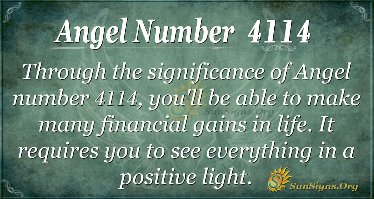 4114 angel number, Death  Personal Growth