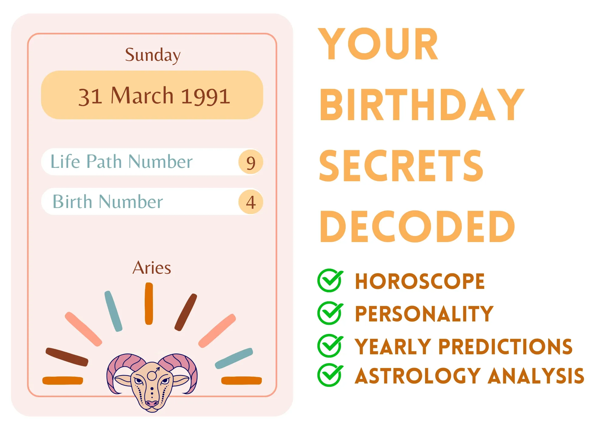 march 31 birthday astrology,  Aries Traits  Secrets