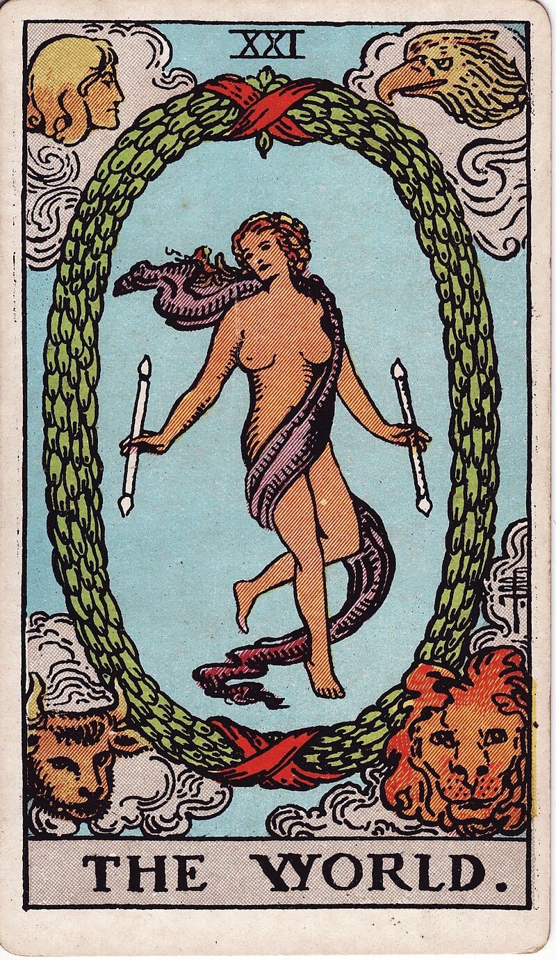 The Fool to the World, Tarot Cards in Sequence