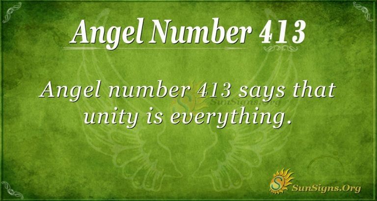 413 angel number,Angel Number 413