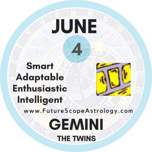 june 4th birthday astrology,Gemini Born on June 4