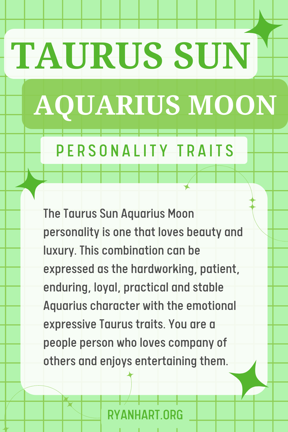 Taurus Sun Aquarius Moon: Understanding the Unique Traits and Personality