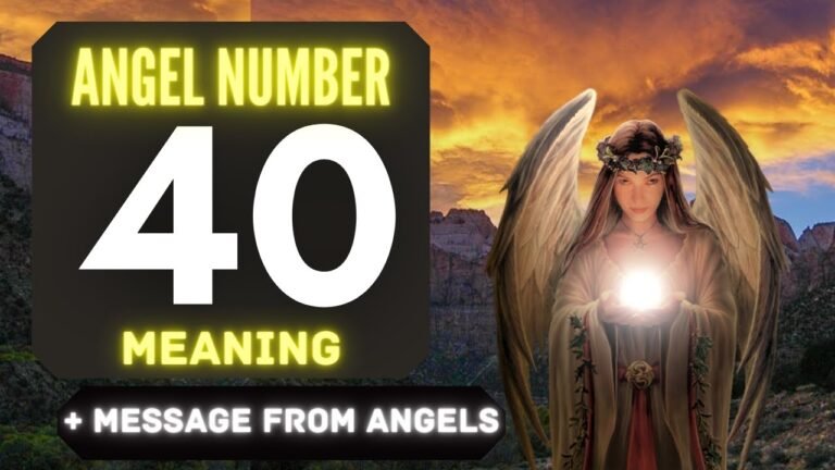 Discover the Power of Angel Number 40: Love, Guidance, and Stability