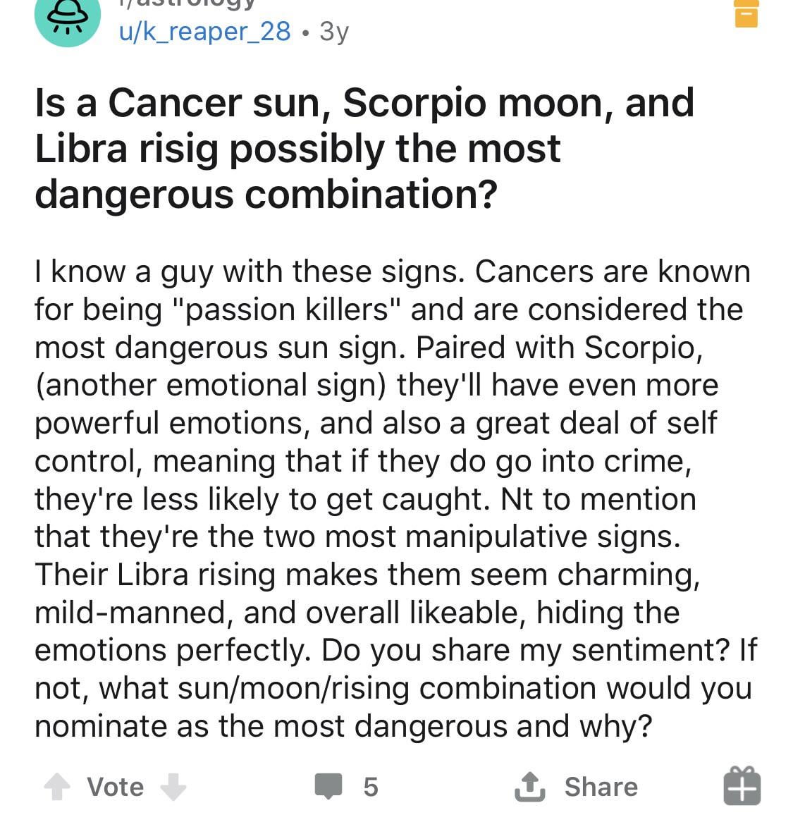 Understanding Cancer Sun, Capricorn Moon, and Scorpio Rising Traits