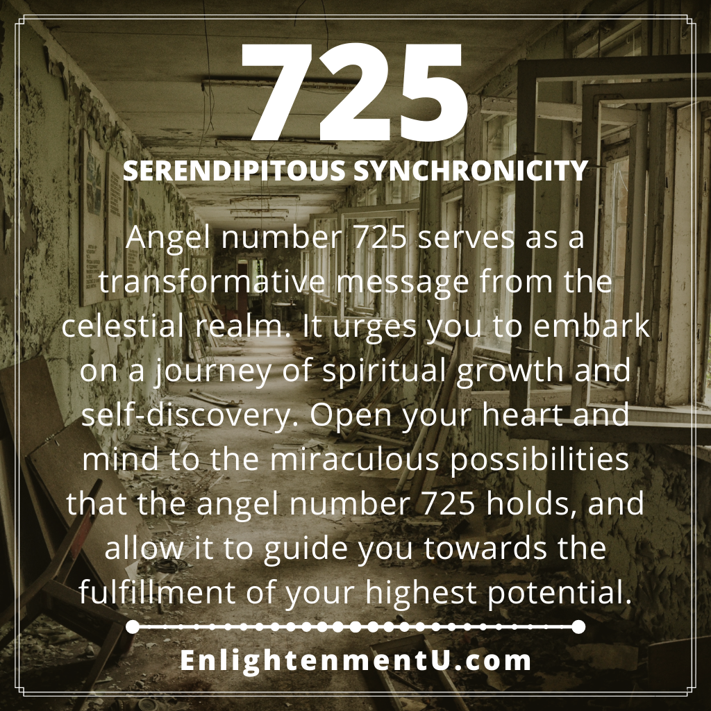 What Does Angel Number 725 Mean? Unlock Its Spiritual Significance