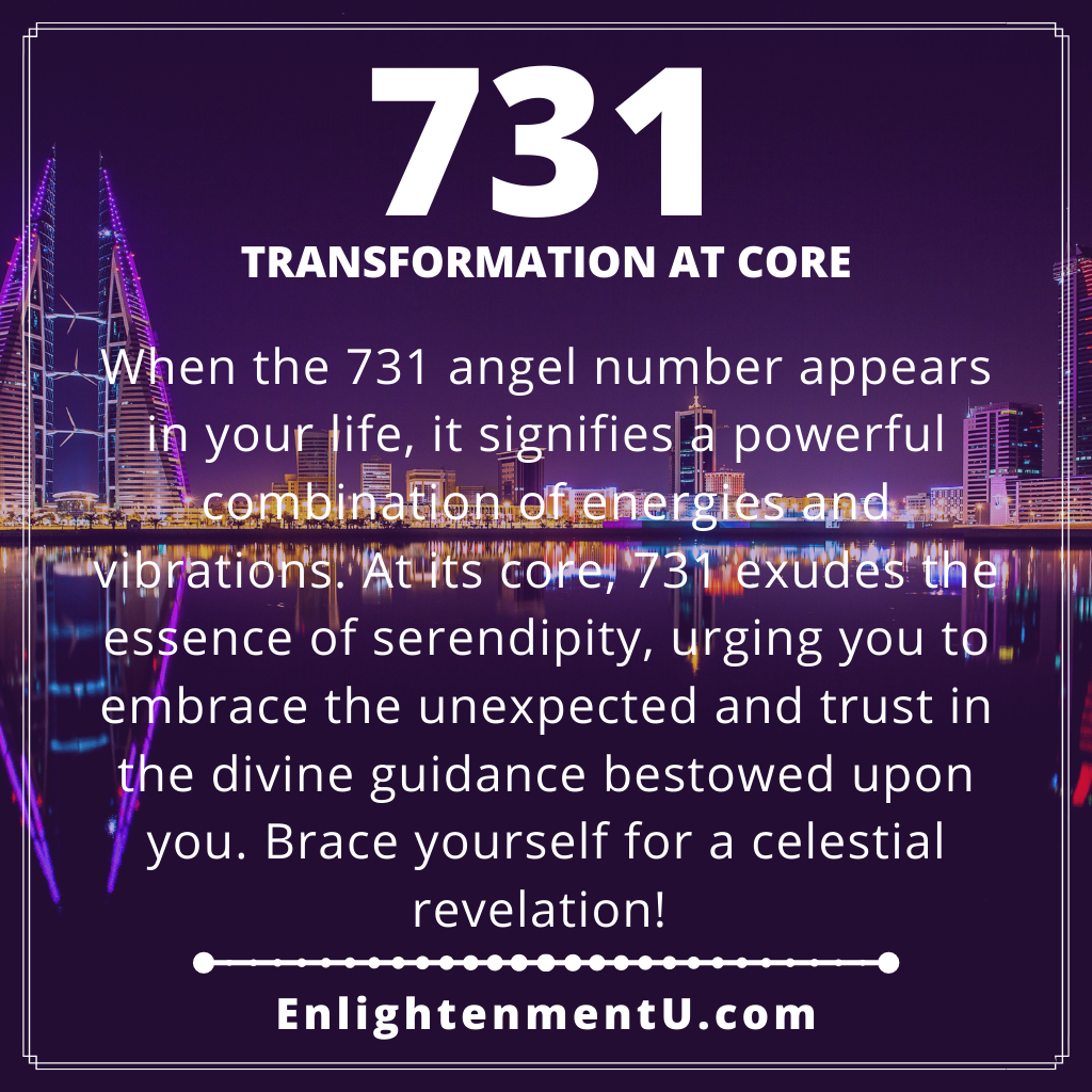 Discover the Meaning and Spiritual Significance of Angel Number 731