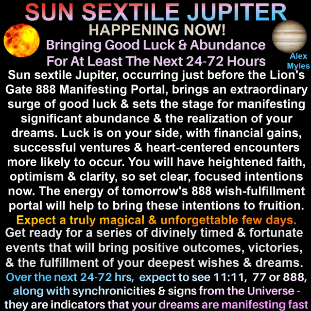 Understanding Sun Sextile Jupiter: Unlocking Opportunities and Positive Energy