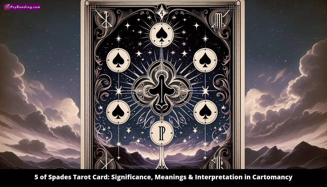 The Meaning of the 5 of Spades Tarot: Symbolism and Insights